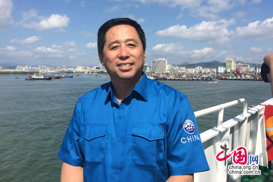 ，“大洋一号”船船长曹业政接受中国网记者专访